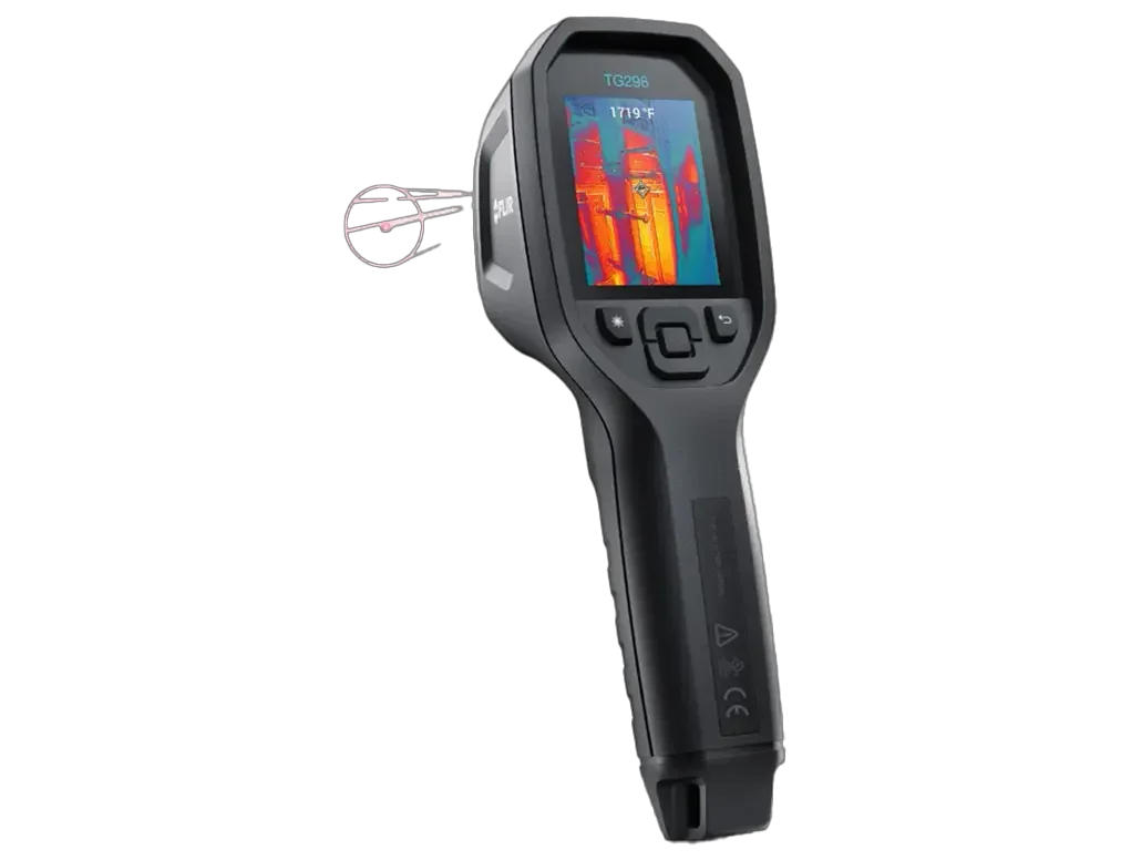Industrial Thermal Camera -25°C to 1080°C, 19,200pixels