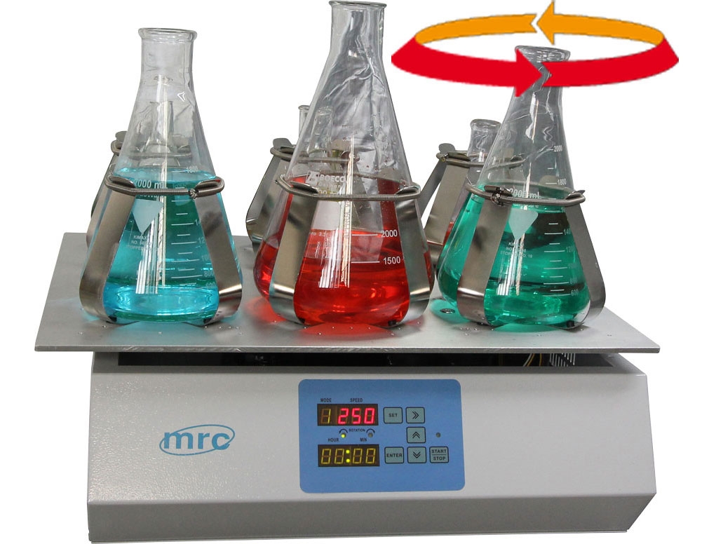 Heavy duty orbital laboratory shaker 600x480mm,Max.250rpm 3