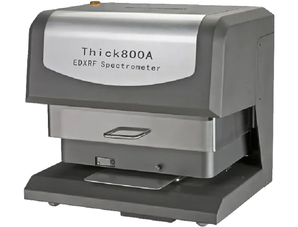 X-ray fluorescence spectrometer for thickness measurements