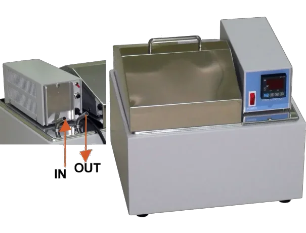 10 litre digital bath laboratory with external circulation+cover 3