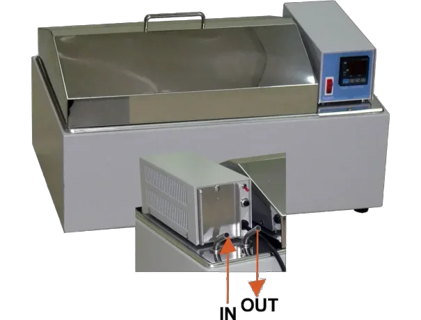 20 litre laboratory digital bath with External Circulation+cover 3